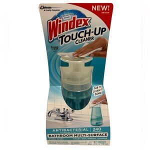 NEW Windex Touch-Up Cleaner Bathroom Multi-Surface Fresh Scent 10 fl oz